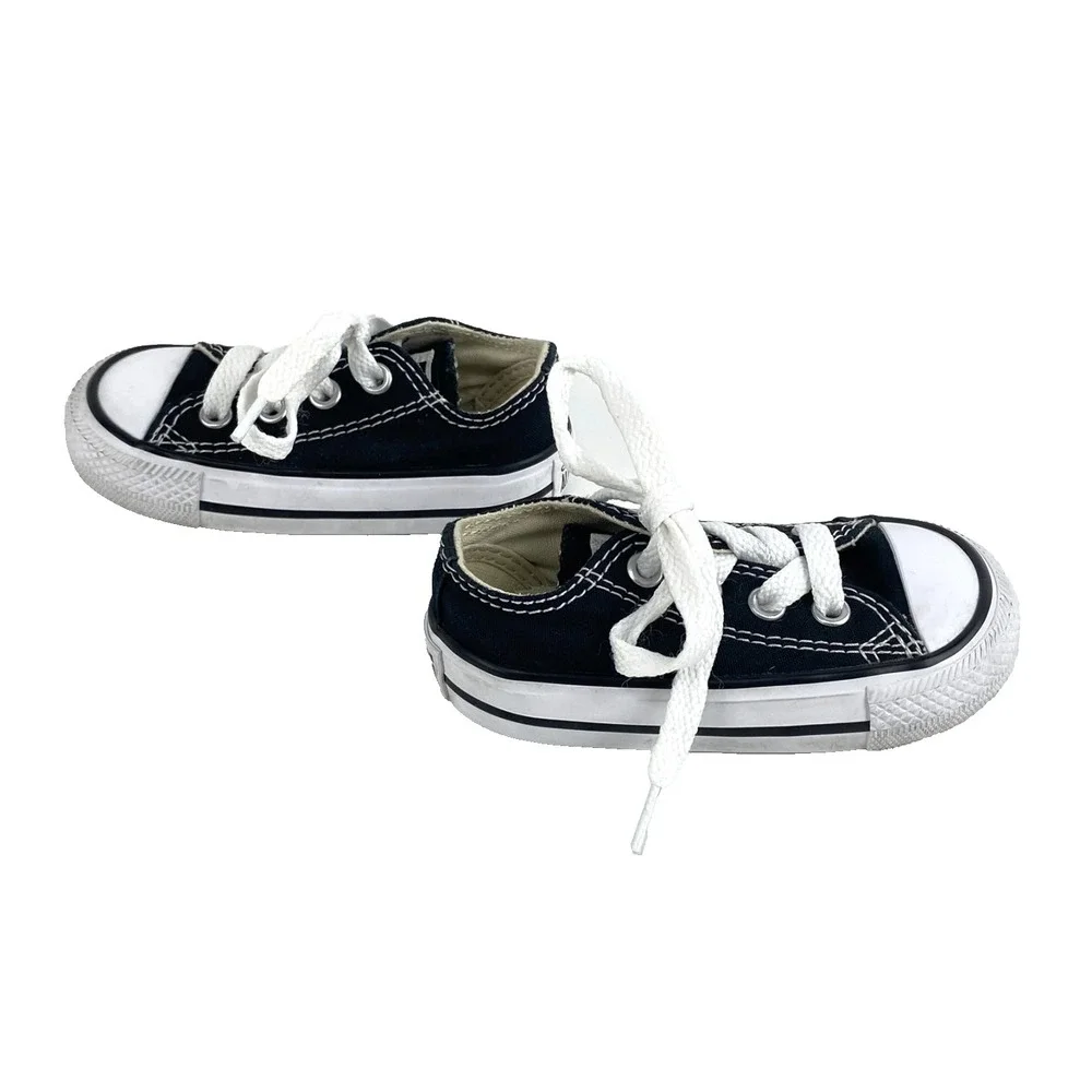 Converse Chuck Taylor All Star Sneakers Infant 4 Black LKNU Baby Tennis Shoes